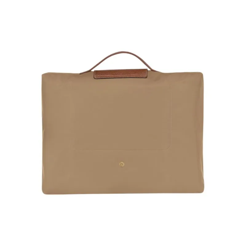 LONGCHAMP Le Pliage Canvas Briefcases Handbags Small Size Women's Brown Yellow-2