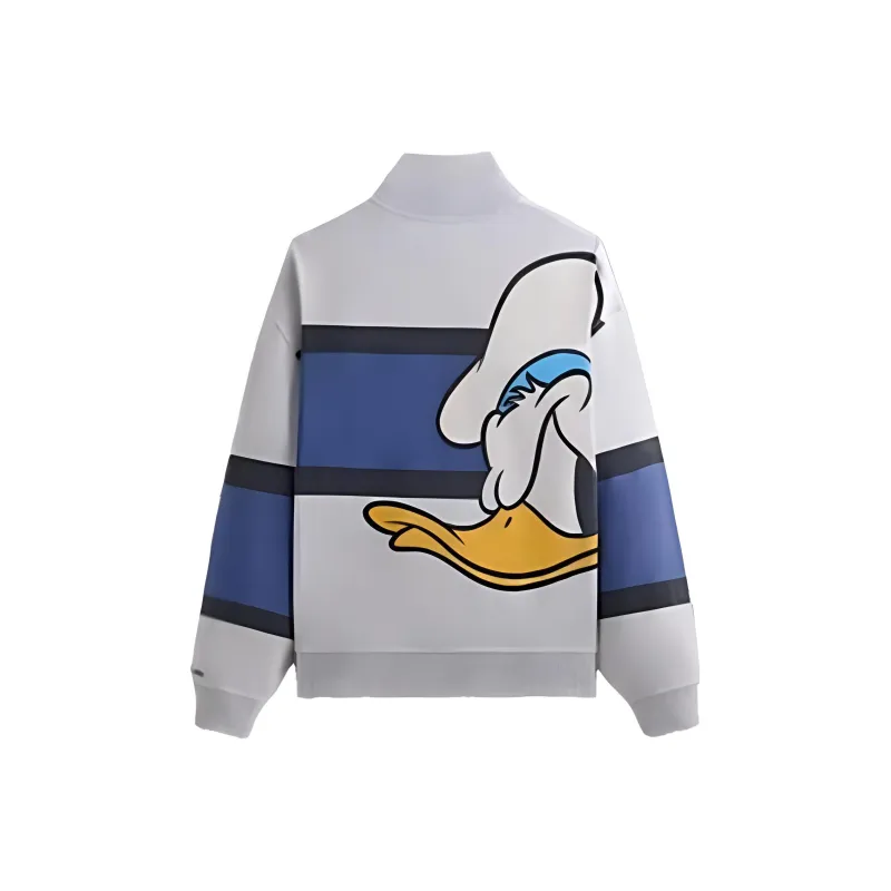 KITH X Disney Donald Duck Quarter Zip Fleece Wyona Sweatshirt-1