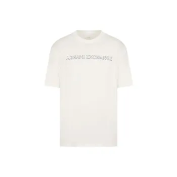 ARMANI EXCHANGE Flocked-logo Cotton T-shirt