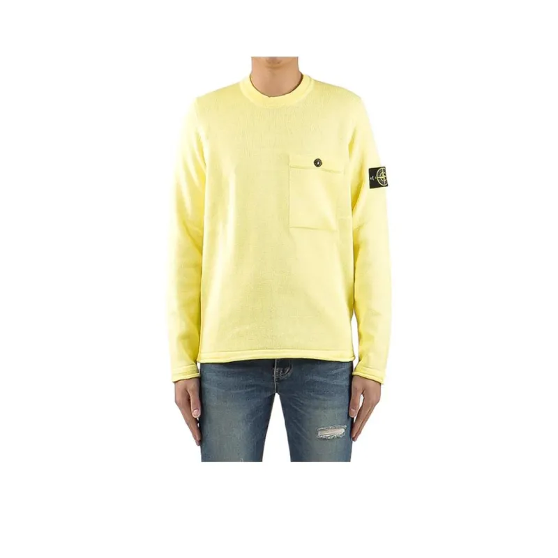 STONE ISLAND Sweater Men's Yellow-0