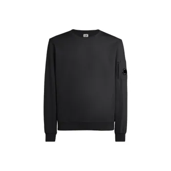 C.P.Company Light Fleece Sweatshirt Sweater Men's Black