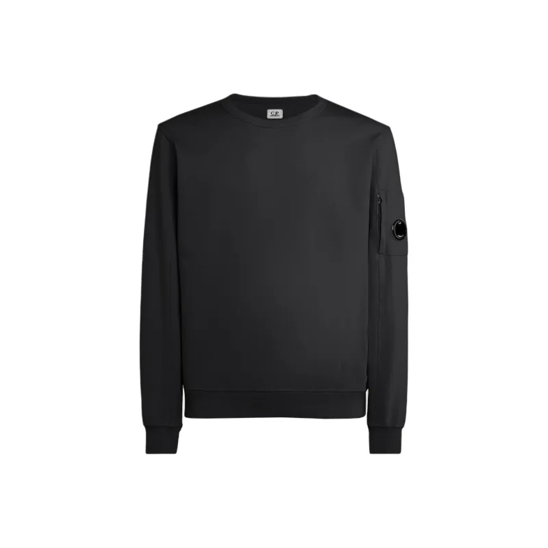 C.P.Company Light Fleece Sweatshirt Sweater Men's Black-0