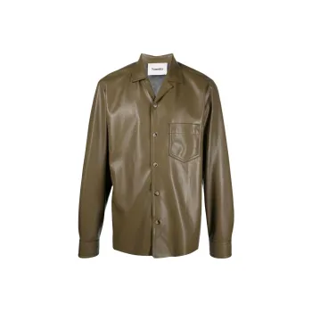 NANUSHKA Jackets Men Olive Green