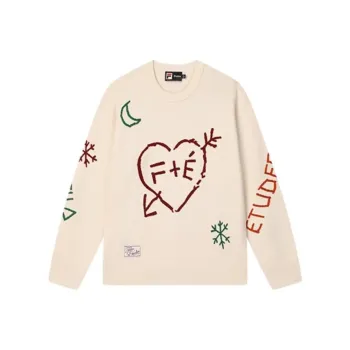 FILA Sweater Unisex Candy White