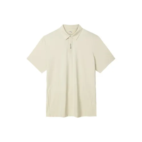 CHAOJIANTA Polo Shirt Men's Grain Beige Yellow