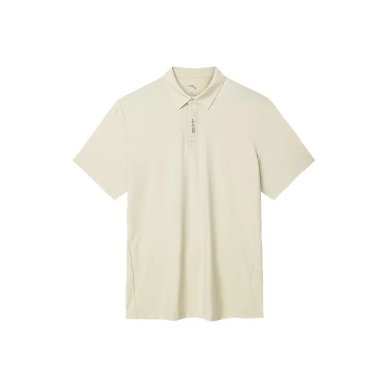 CHAOJIANTA Polo Shirt Men's Grain Beige Yellow-0