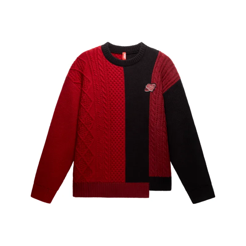 Bananain Red Plan Series Sweater Unisex-5