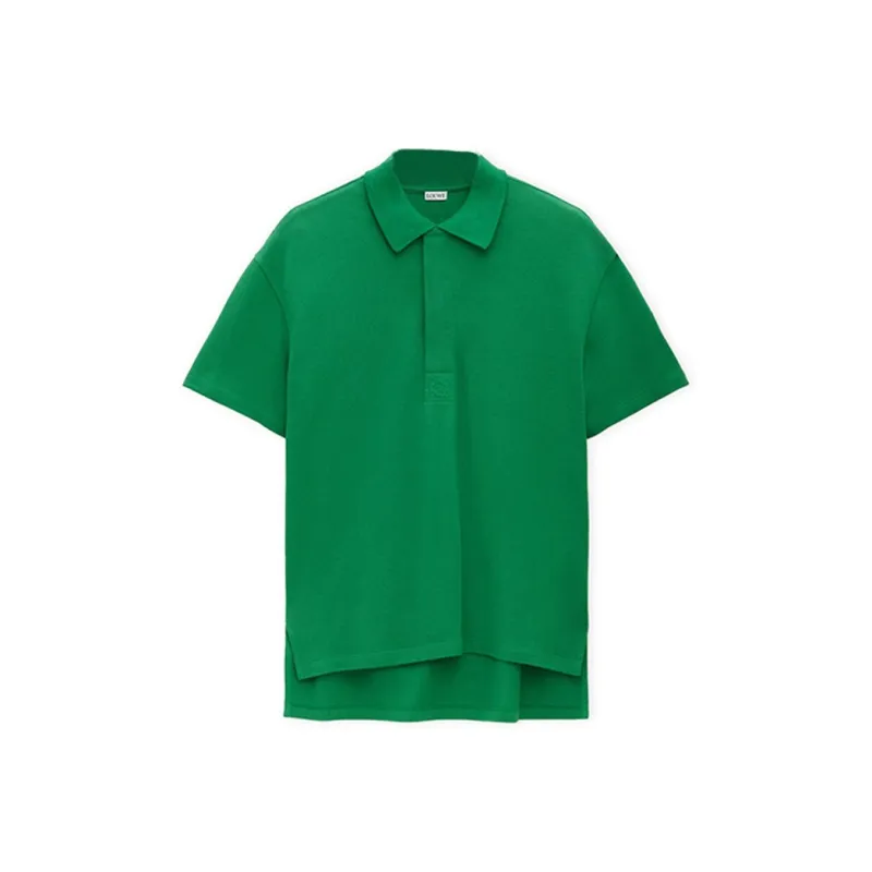 LOEWE FW24 Polo Shirt Men Green-0