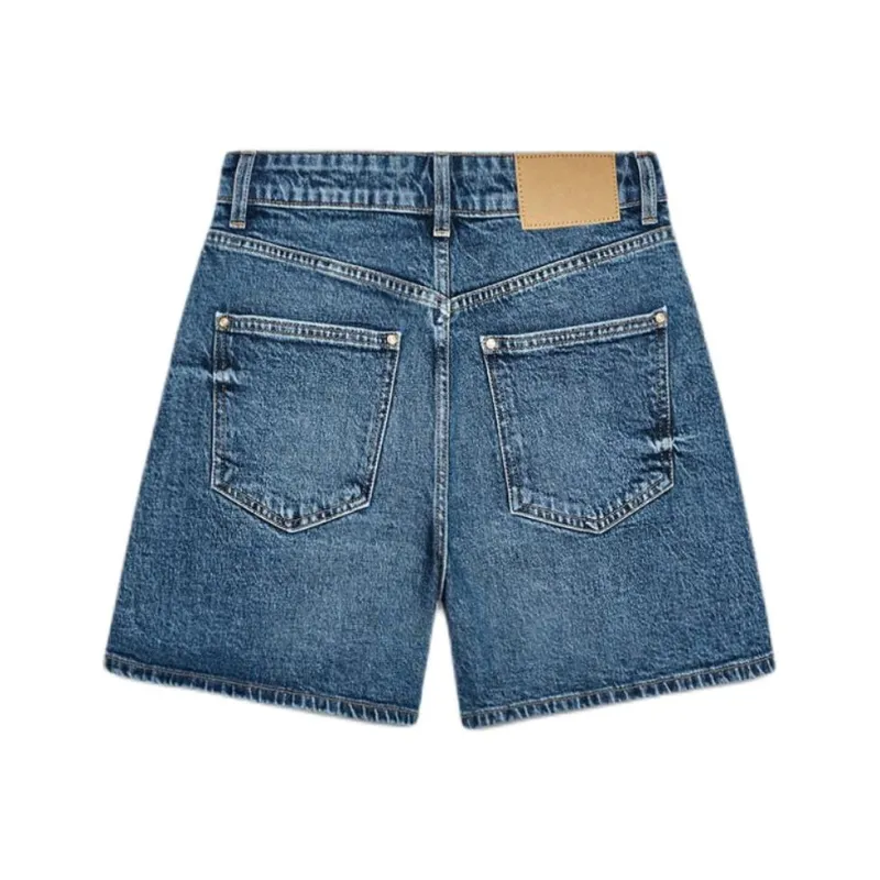 ZARA Denim Shorts Women's Blue-1