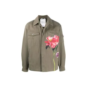Valentino Jackets Men Green