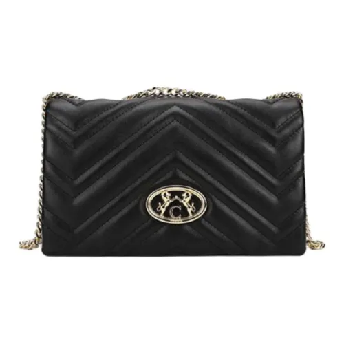 COOGI Cow Leather Shoulder Bag Medium Size Women's Multicolor