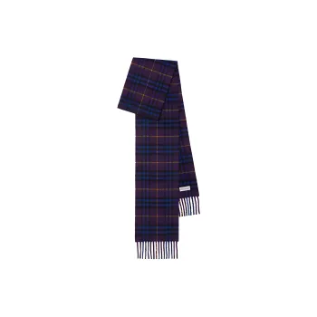 Burberry Knit Scarves Unisex Purple