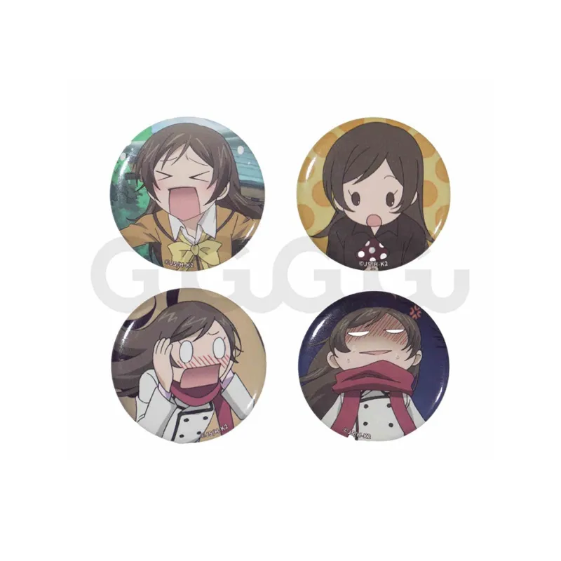 GuGuGuGu Fresh Look Girlish Enchanting Deity, Animation, Mini Tinplate Set Badges-6