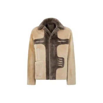 FENDI Jackets Men Beige
