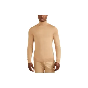 GUESS Merino Wool Turtleneck Sweater Sweater Men's Umber