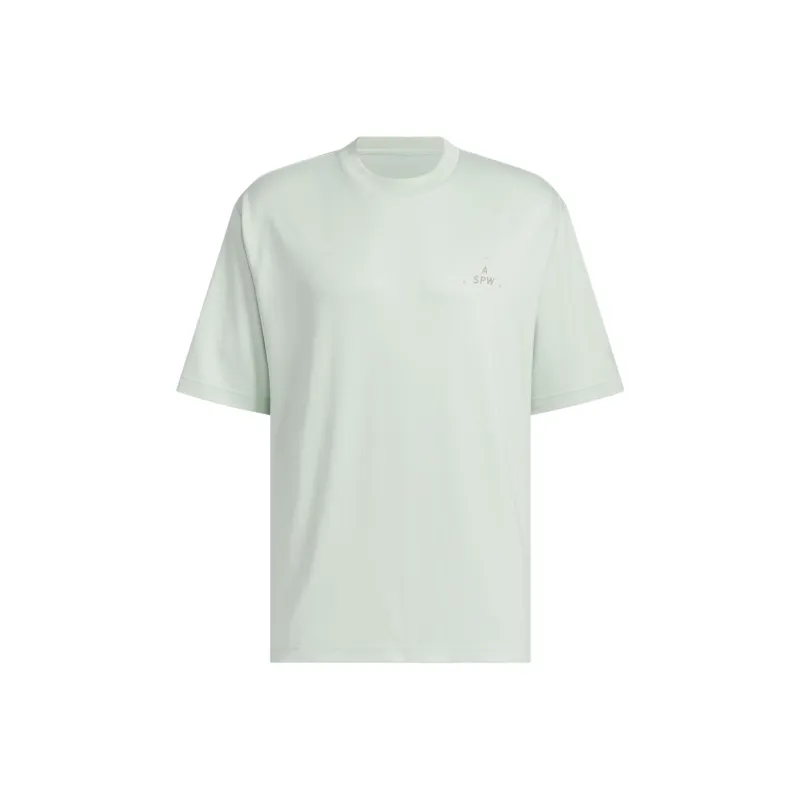 Adidas Drop Shoulder Sleeve T Shirt Men's Linen Green-0