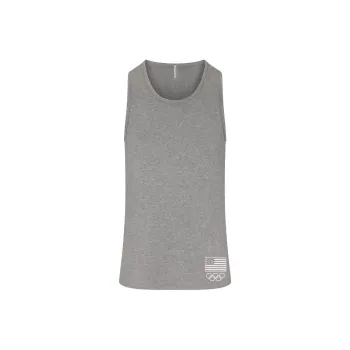 SKIMS x MEIGUOAOYUNDUI LIANMINGKUAN Tank Tops Men's Heather Grey/Stone Grey