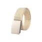 Silver-Tone Buckle-Khaki
