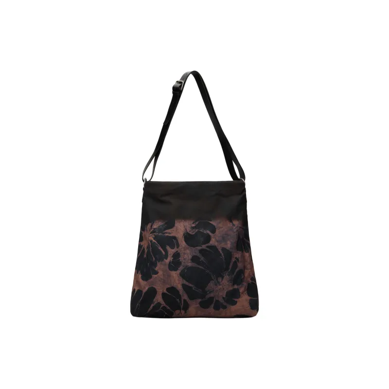 DRIES VAN NOTEN Fabric Shoulder Bag Women's Rusty Red-0