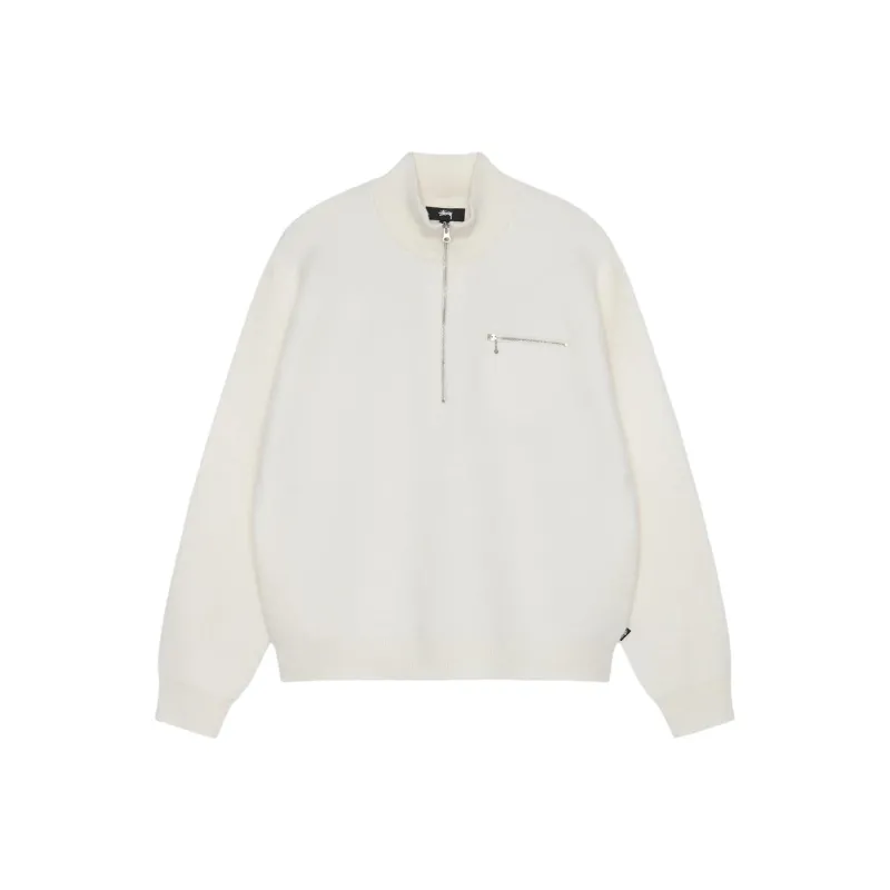 Stussy SS24 Drop2 Half-zip Mock-neck Jumper-3