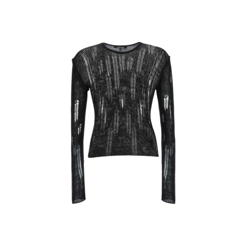Roberto Cavalli SS24 Knitwear Men's Black-0