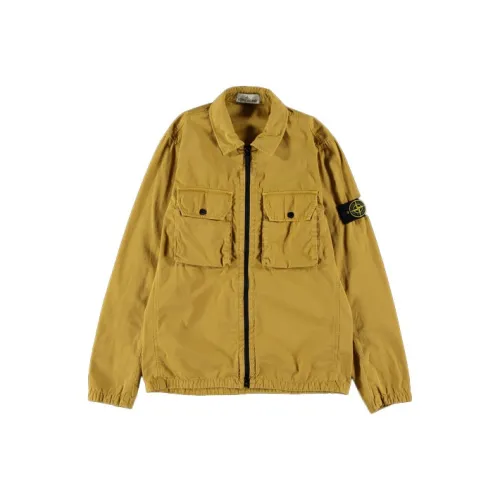 STONE ISLAND FW21 Jackets Coats Men's Yellow