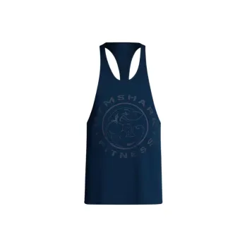 GYMSHARK LEGACY STRINGER Tank Tops Men's Marine Blue