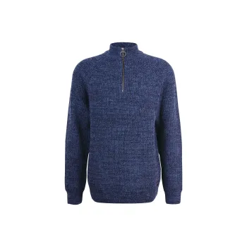BARBOUR Horseford Half-Zip Jumper Sweater Men's Marine Blue