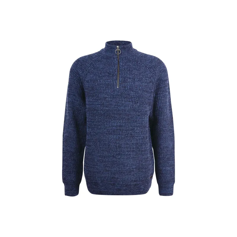 BARBOUR Horseford Half-Zip Jumper Sweater Men's Marine Blue-0