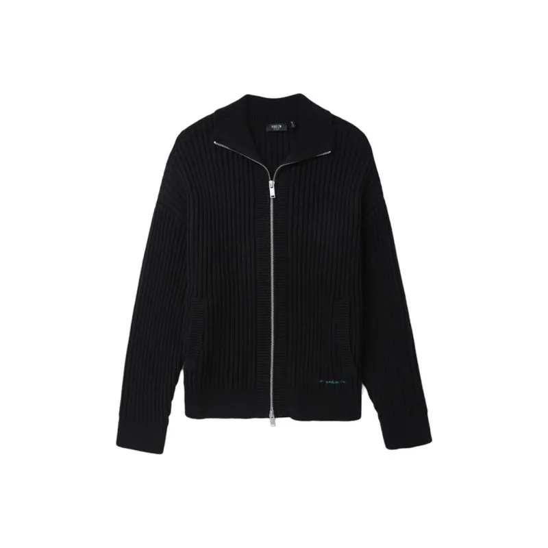 FIVE CM Logo embroidered Ribbed knit Cotton Sweatshirt-0