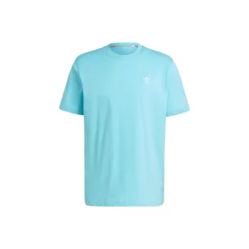 Adidas Originals PRIDE RM T Shirts Men Crystal Blue