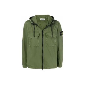 STONE ISLAND Jackets Men Green