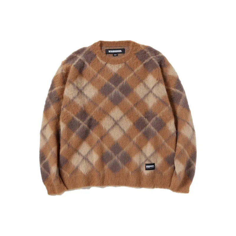 NEIGHBORHOOD Argyle-pattern Jacquard Jumper-2