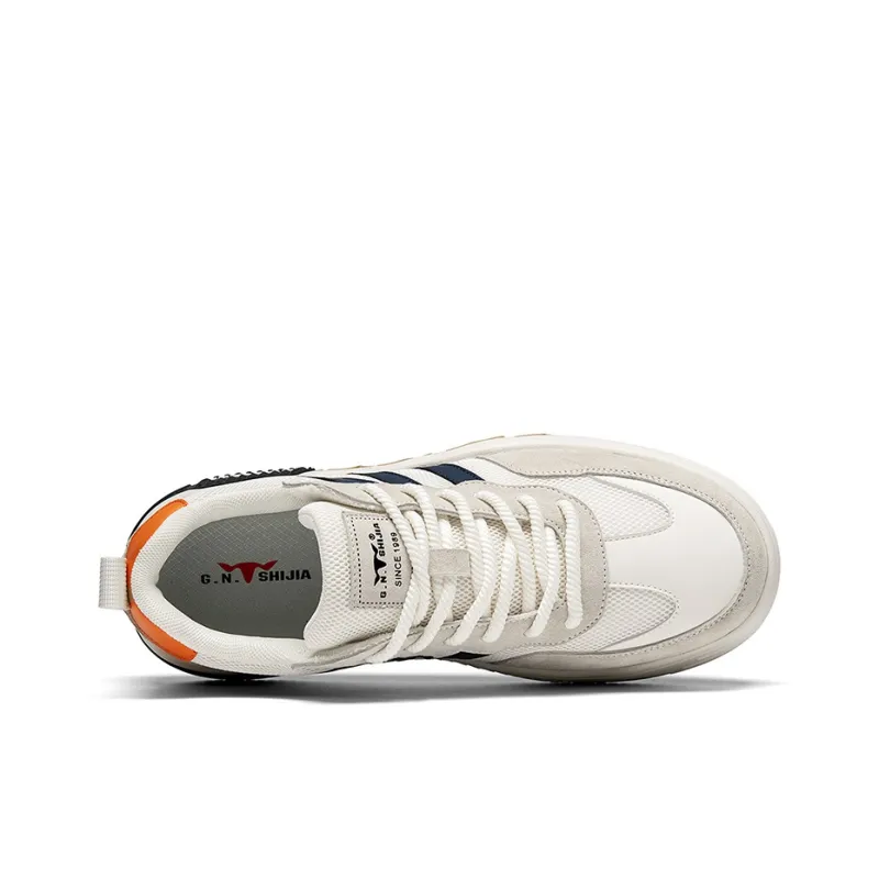 G.N.SHIJIA Lightweight Breathable Height Increasing Low Top Skateboard Shoes Men's-4