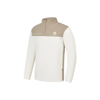 QIAODAN Mountain God Series Knitwear Men's Gravel Color/Cream White