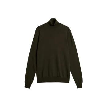 J.Lindeberg Lyd Merino Turtleneck Sweater Men's Forest Green