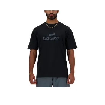 New Balance Linear T Shirt Men's Black
