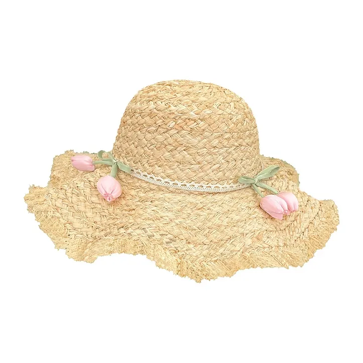 Mulinsen Straw Woven Bucket Hats Unisex-6