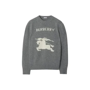 Burberry Ekd Intarsia Knit Crewneck Jumper