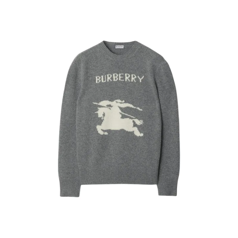 Burberry Ekd Intarsia Knit Crewneck Jumper-0