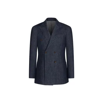 SKARO Business Suit Men's Denim Blue SKV1241