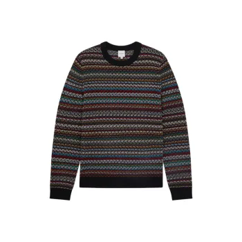 Paul Smith Pattern-intarsia Knitted Jumper