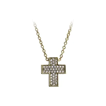 CHIARA FERRAGNI Alloy With Zircon Necklaces Women's Gold