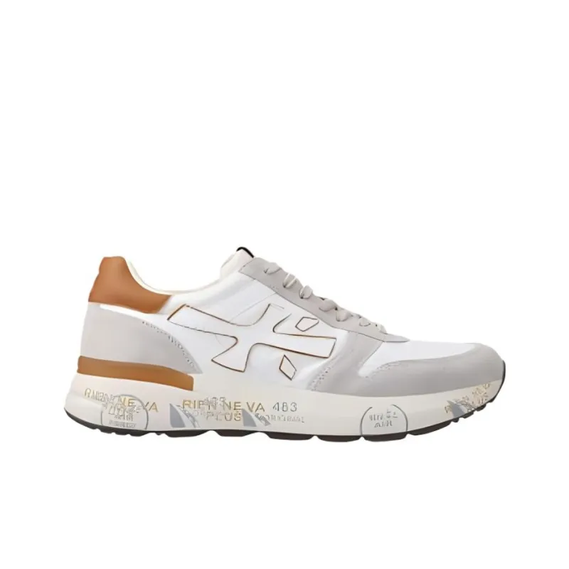 PREMIATA Mick Low Top Casual Shoes Men's Gray White-1