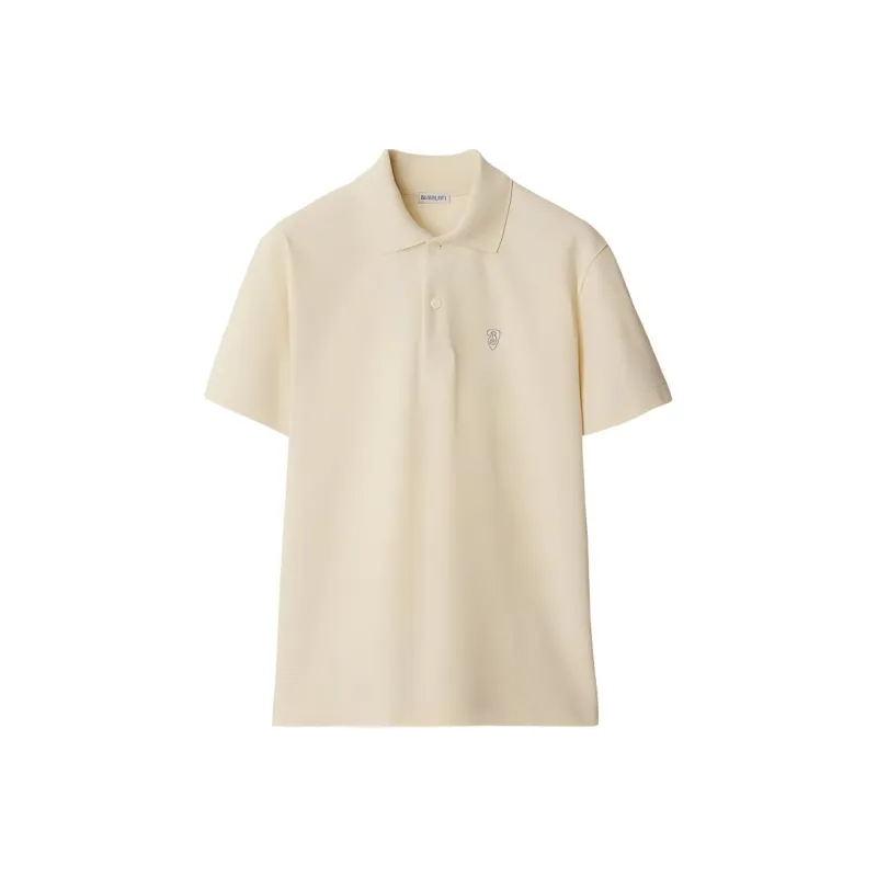 Burberry SS24 Polo Shirt Men's Moss Original Color-0