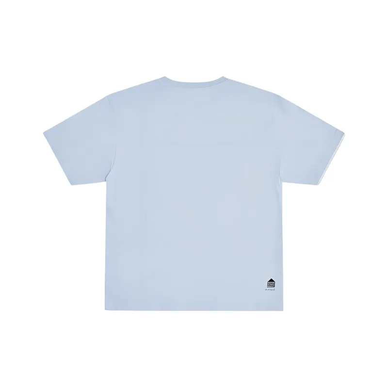 KAWS Dover Street Market Co-brand T-Shirts Unisex Light Gray-1