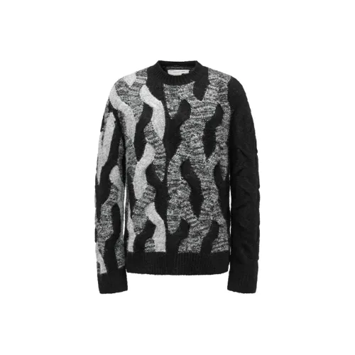 Hla Down Jackets Men Cable knit Sweater