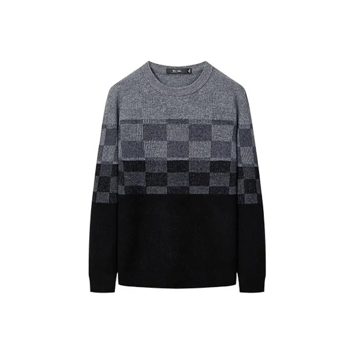 SEPTWOLVES Sweater Men's Light Gray-0