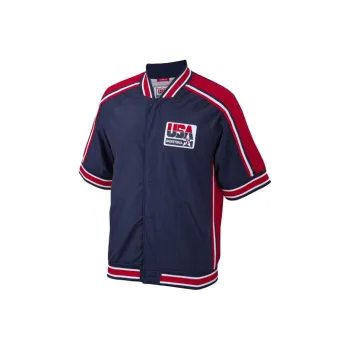Mitchell Ness Jackets Unisex Navy Blue