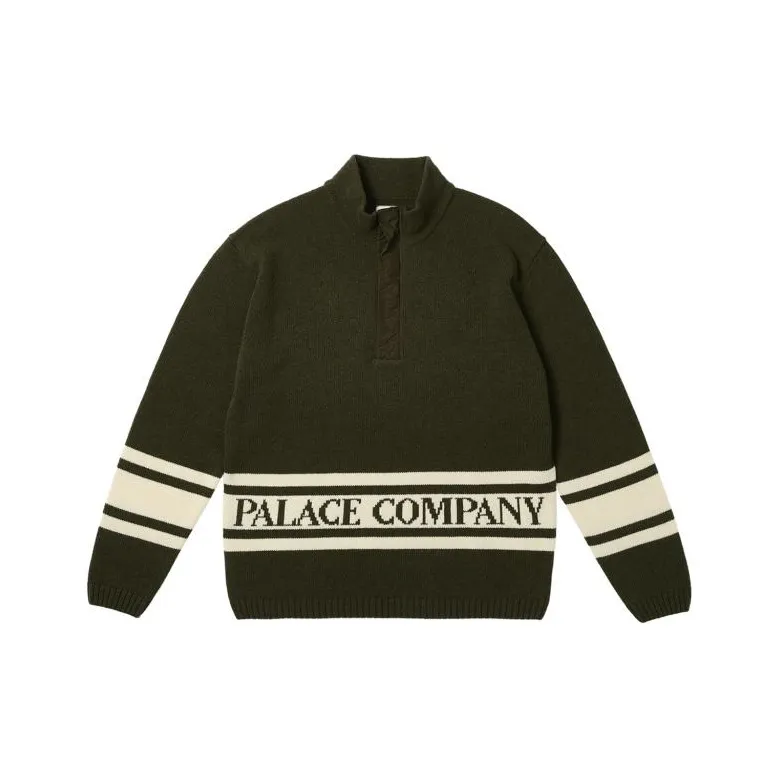 PALACE X C.P. Company Funnel Neck Knit-0